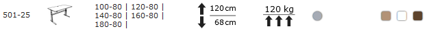 Biurka proste: 501-25 (desktop)
