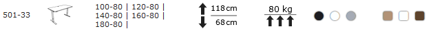 Biurka proste: 501-33 (desktop)
