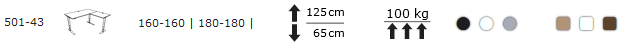Biurka narożne: 501-43 (desktop)