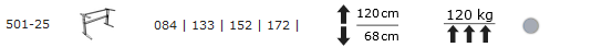 Stelaże proste: 501-25 (desktop)
