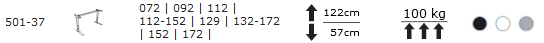 Stelaże proste: 501-37 (desktop)